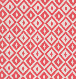 Ambrosia Coral by Norbar Designer Fabric SUNRISE 100% SPUN POLYESTER TAIWAN 4 1/2"V - 4 1/2"H 56 - Swanky Fabrics -