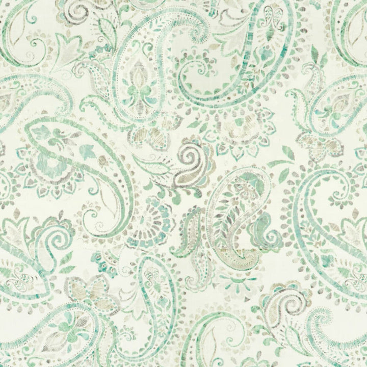 Amusement 1 Mineral by Stout Designer Fabric Comfortable Living Seamist/Aqua 100% Cotton SPAIN WYZENBEEK 100 000 DOUBLE RUB WEAR TEST (HEAVY DUTY) Horizontal: 27 and Vertical: 37.875 54 in - Swanky Fabrics -