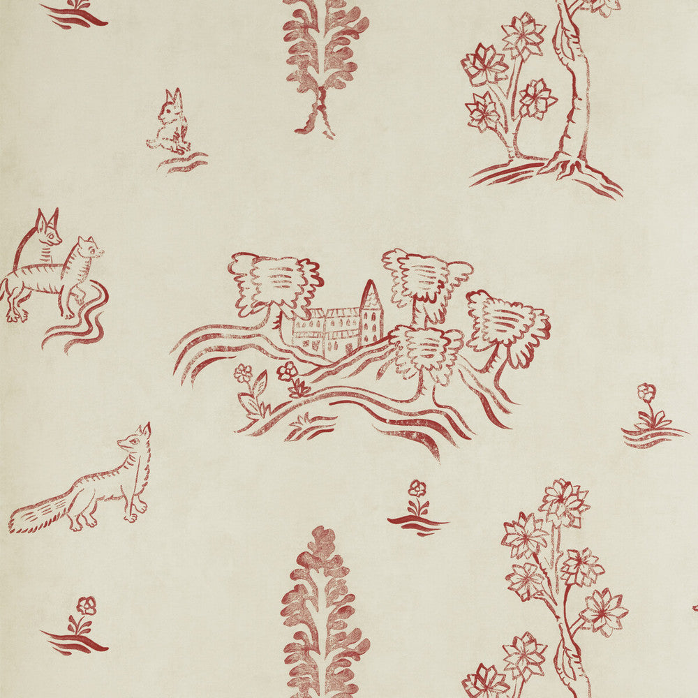 Wychwood Huntsman Red by Kravet Couture Wallcovering Kravet Couture Wallcovering Wychwood Huntsman RedWallcovering ANDREW MARTIN KIT KEMP WOOD PULP - 45%;BINDER - 20%;MINERAL FILLERS - 20%;POLYESTER - 15% United Kingdom </p><p>Repeat: H: 8, V: 7 20.5 - Fabric Carolina -