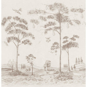 Kravet Wallpaper Mythical Land Clay AMW10085.1101.0