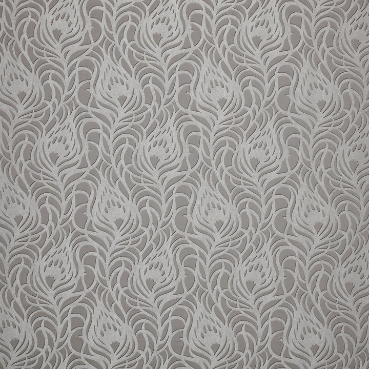 Angelica 3 Pewter by Marcus William Designer Fabric KAI/MARCUS WILLIAM ILLUSION 61%POL 39%COT INDIA Horizontal: 13.375 and Vertical: 17.000 55 in - Swanky Fabrics -
