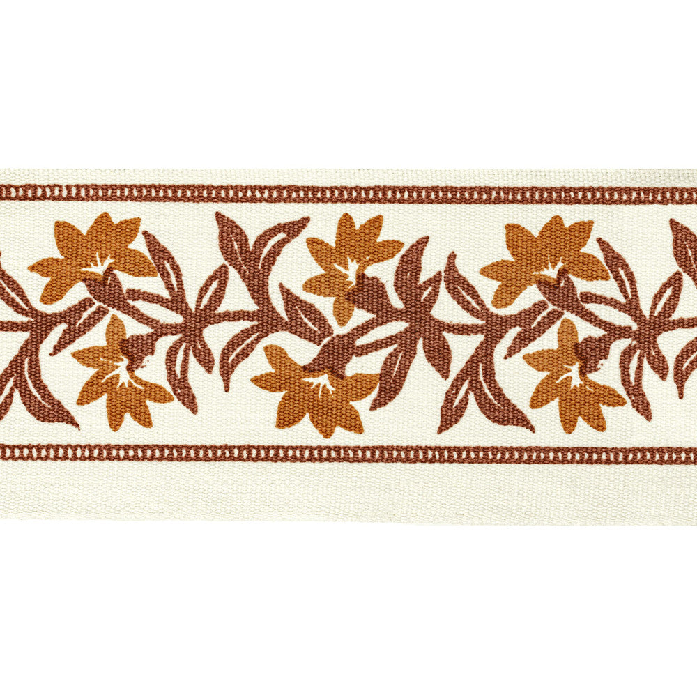 Ansonia Tape 3 Rouge by Stout Trim Stout Trim Ansonia Tape 3 RougeTrim NATURAL BEAUTY TRIM 100%COT INDIA </p><p>Repeat: H: 4.000, V: 5.250 4 in - Fabric Carolina -