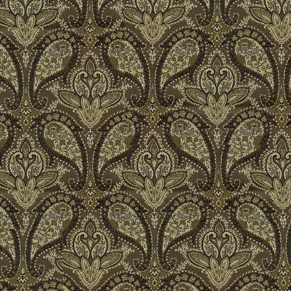 Marie 87 Polished Walnut by ABBEYSHEA Designer Fabric 66% Rayon, 34% Polyester China 70,000 Double Rubs (Wyzenbeek) </p><p>Repeat: Horizontal: 9.3" (23.6 cm) Up the Roll and Vertical: 7.5" (19.1 cm) Across the Roll 55" (140 cm) - Swanky Fabrics -