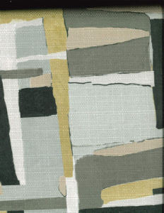 Apex Grey 104 by Norbar Designer Fabric MONTAGE 100 POLYESTER SPAIN 17 3/4"V 27 1/6"H 54 - Swanky Fabrics -
