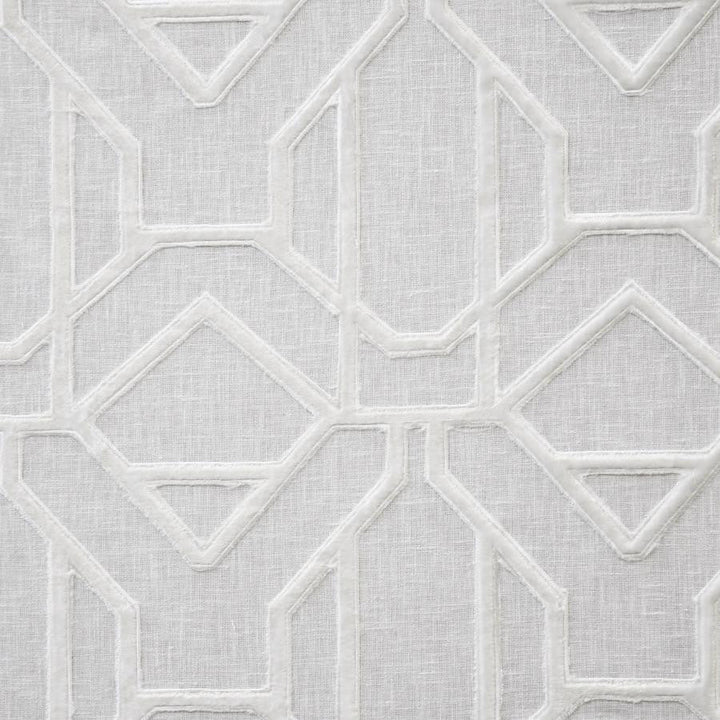 Aviation # 732 Snowflake by Maxwell Designer Fabric Color Theory-Vol.V Caffe Latte 70% POLYESTER/30% COTTON NONE INDIA V-9.25"H-8.25" 54"EMB51.5 - Swanky Fabrics -