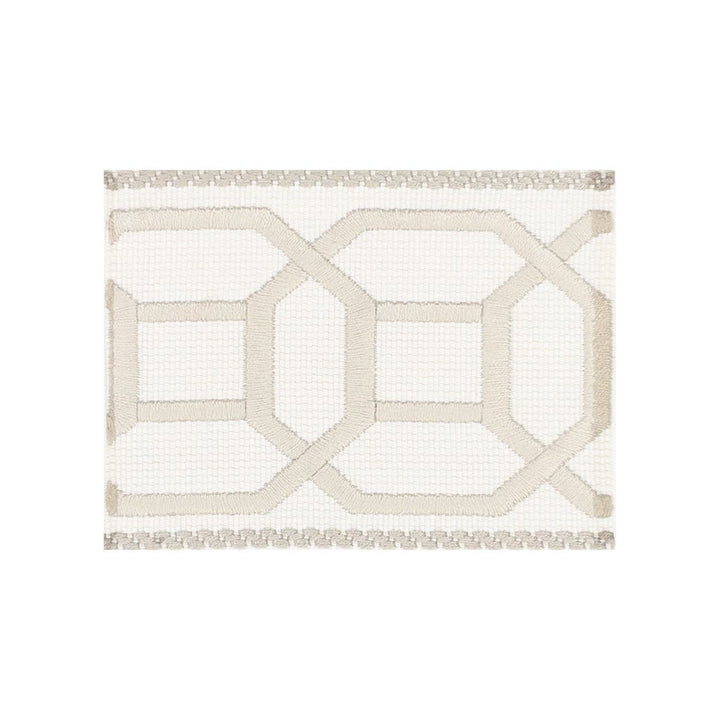 Arena Tape 1 Khaki by Stout Trim Stout Trim Arena Tape 1 KhakiTrim ALLURE TRIM 55%SVI 33%POL 12%COT TURKEY </p><p>Repeat: H: 1.875, V: 0.000 2.75 in - Fabric Carolina -