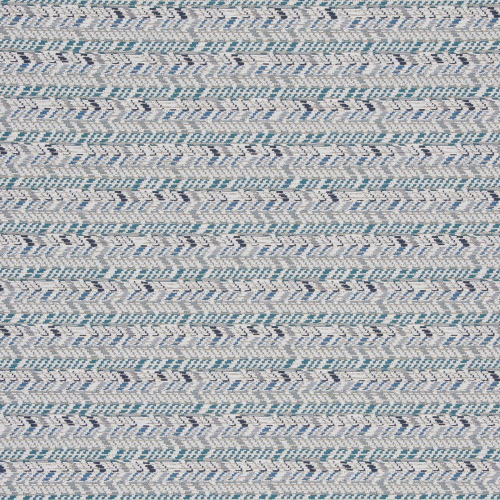 Arizona Peacock by Bella-Dura Designer Fabric  100% BELLA DURA POLYOLEFIN USA 70000 H: 13.375'' V: 6.5'' 53.5''  - Swanky Fabrics -
