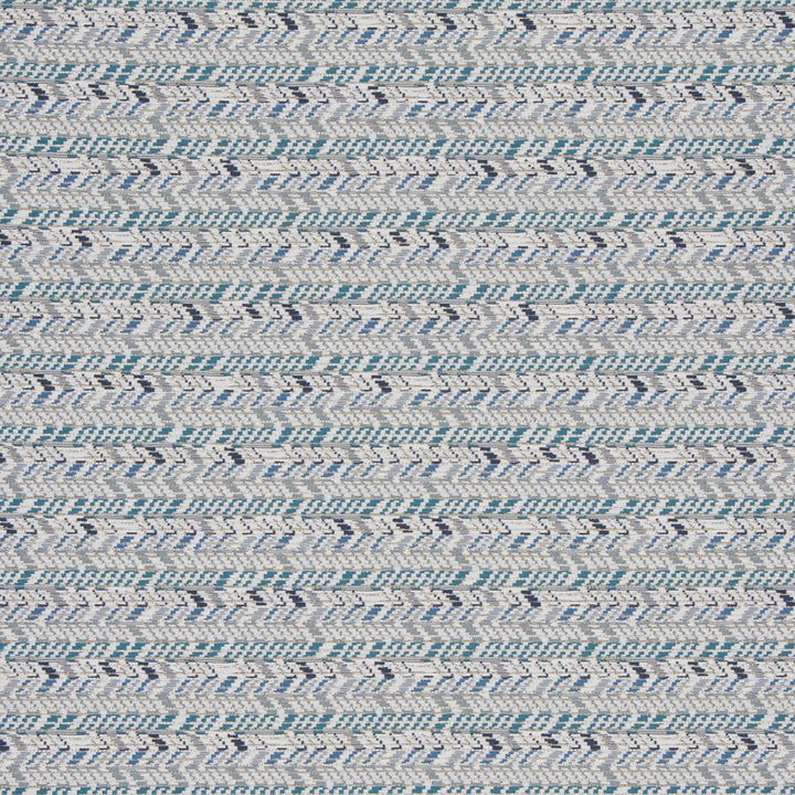 Arizona Peacock by Bella-Dura Designer Fabric  100% BELLA DURA POLYOLEFIN USA 70000 H: 13.375'' V: 6.5'' 53.5''  - Swanky Fabrics -