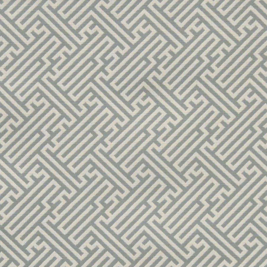 Alton # 636 Aqua by Maxwell Designer Fabric Home & Garden-Act Vi 100% OUTDURA SOLUTION-DYED ACRYLIC USA V-3.4"H-4.7" 54" - Swanky Fabrics -