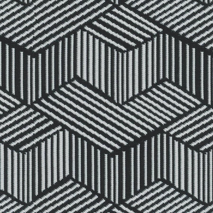 Alongshore # 618 Dice by Maxwell Designer Fabric Home & Garden-Act Viii 100% SOLUTION DYED POLYOLEFIN INDIA V-7.6" H-6.85" 55.5" - Swanky Fabrics -