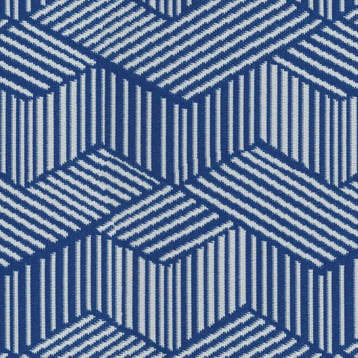 Alongshore # 634 River by Maxwell Designer Fabric Home & Garden-Act Viii 100% SOLUTION DYED POLYOLEFIN INDIA V-7.6" H-6.85" 55.5" - Swanky Fabrics -