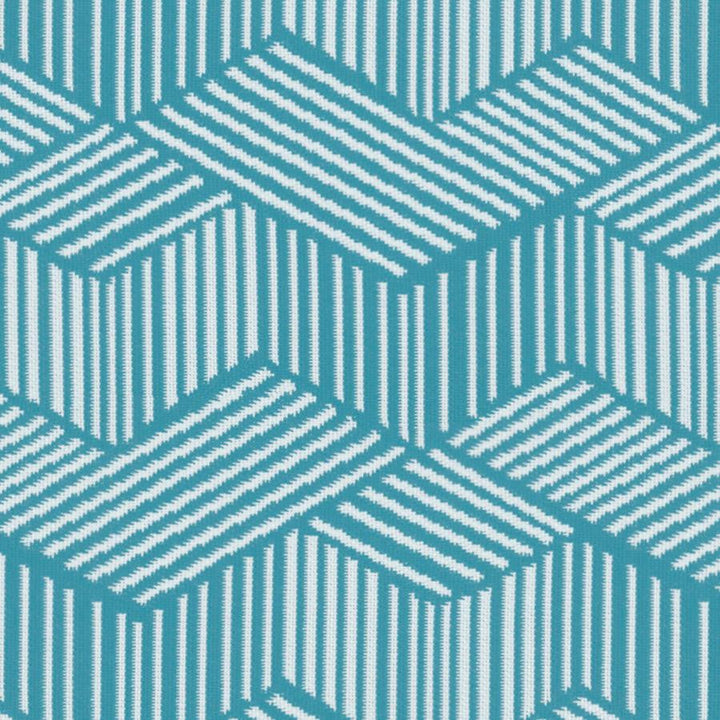 Alongshore # 642 Horizon by Maxwell Designer Fabric Home & Garden-Act Viii 100% SOLUTION DYED POLYOLEFIN INDIA V-7.6" H-6.85" 55.5" - Swanky Fabrics -