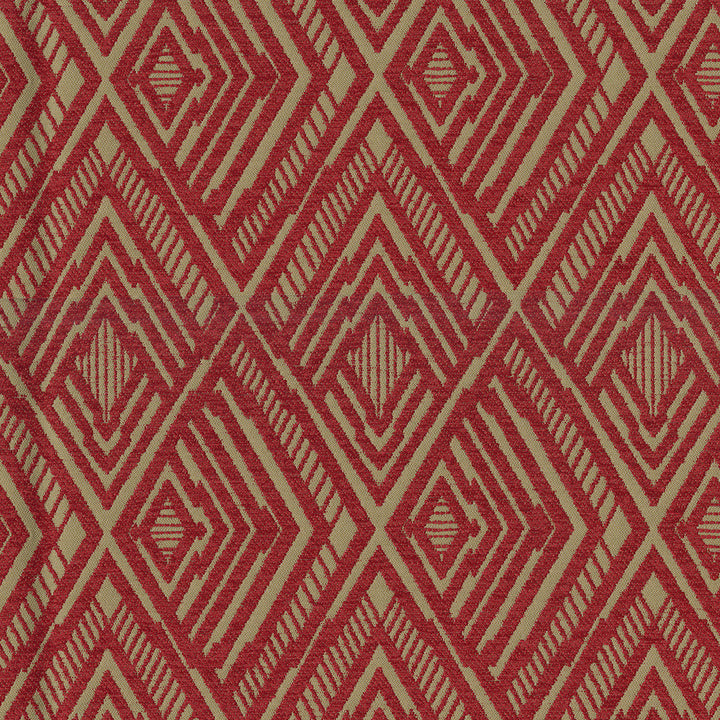 Escalate76 Chili by Endurepel Designer Fabric 100% Polyester China 75,000 Double Rubs (Wyzenbeek) </p><p>Repeat: Horizontal: 8.2" (21.0 cm) Up the Roll and Vertical: 9.8" (25.0 cm) Across the Roll 57" (144 cm) - Swanky Fabrics -