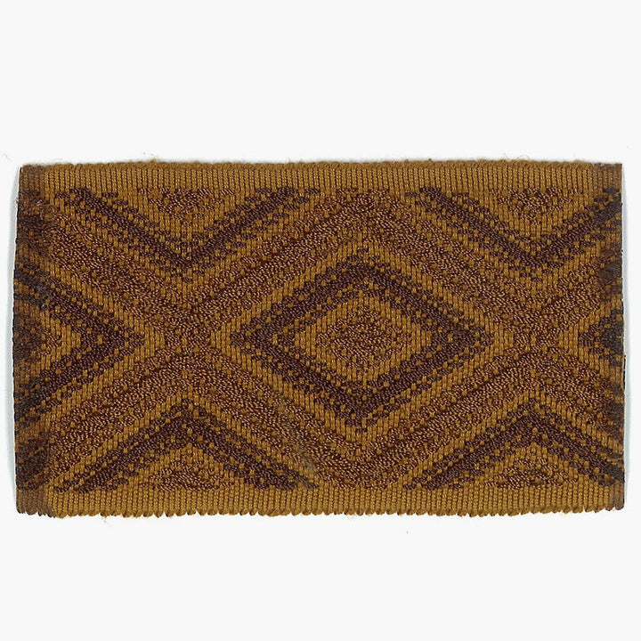 Ashford 2 Clove by Stout Trim Stout Trim Ashford 2 CloveTrim ACCENTS TAPES & BORDERS 50%SVI 30%POL 20%ACR CHINA </p><p>Repeat: H: 2.250, V: 0.000 2.5 in - Fabric Carolina -