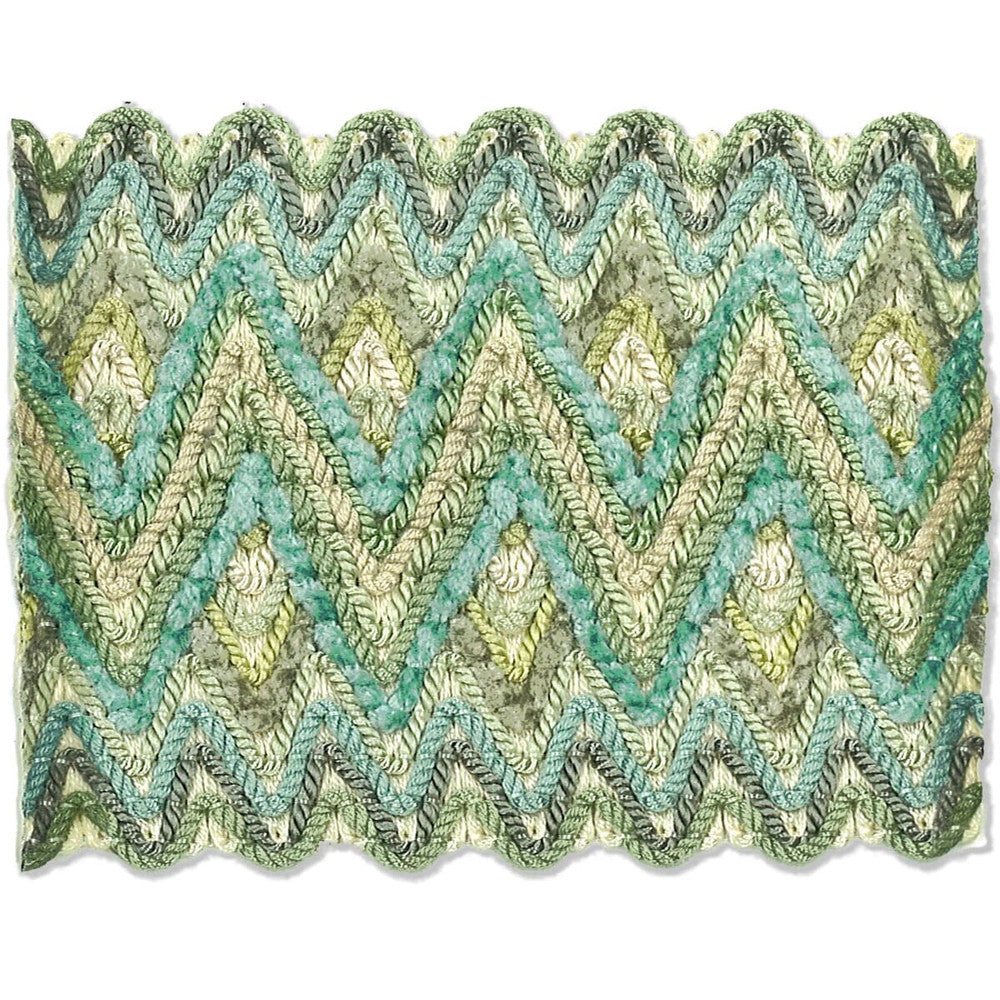 Asina 3 Seamist by Stout Trim Stout Trim Asina 3 SeamistTrim NEW WORLD TAPES & BORDERS CHINA </p><p>Repeat: H: 1.125, V: 0.000 3.25 in - Fabric Carolina -