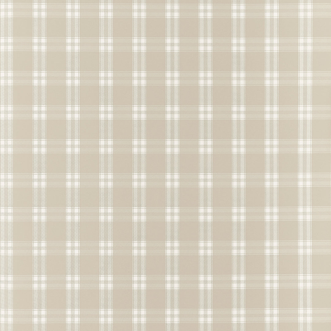PAYTON CHECK Beige AT10710 by Anna French Designer Wallpaper