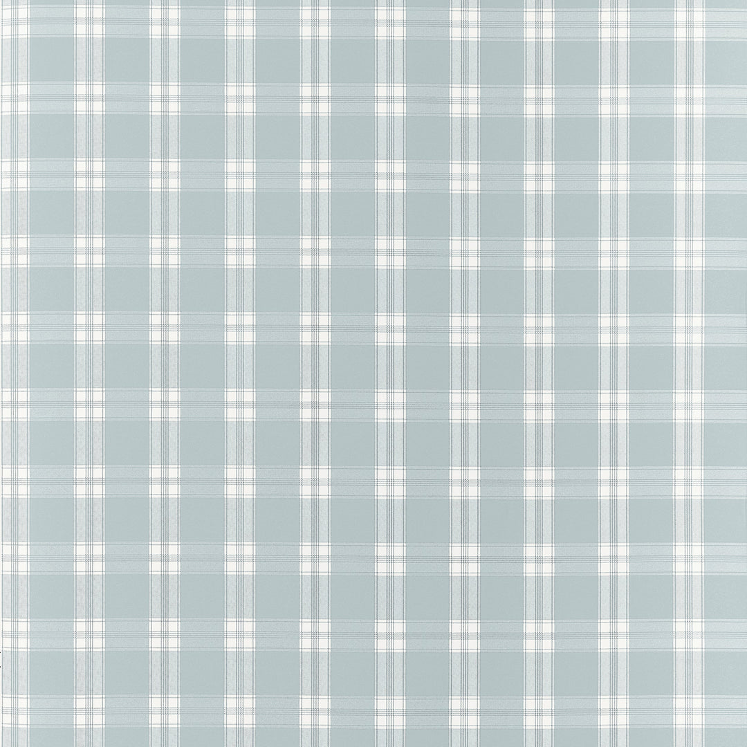 PAYTON CHECK Spa Blue AT10711 by Anna French Designer Wallpaper