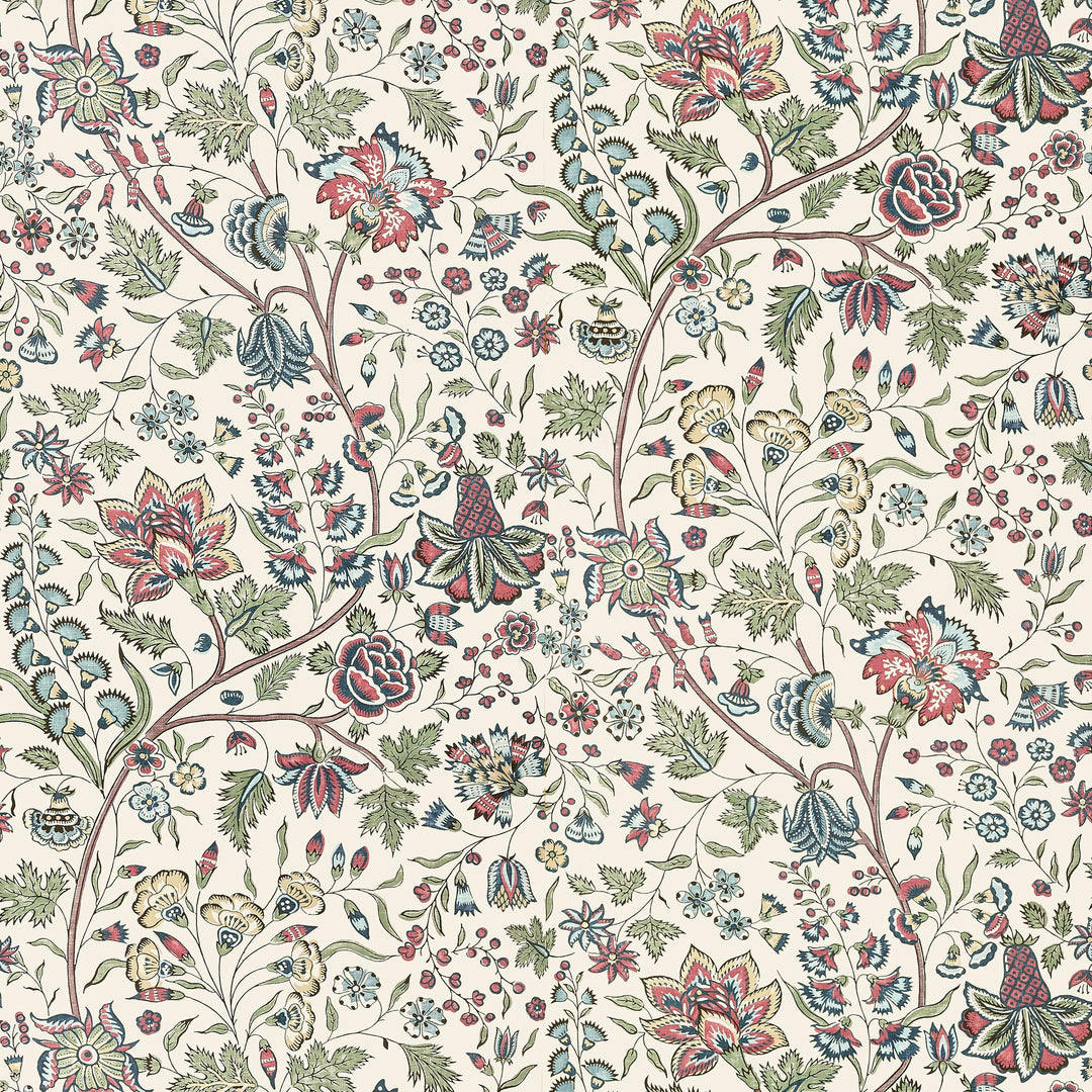 FRANCOIS Red and Blue AT10724 by Anna French Designer Wallpaper