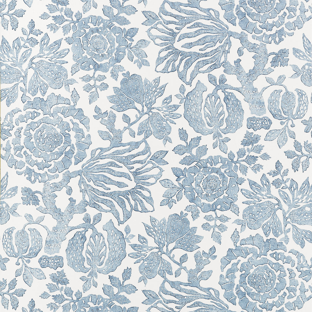 SIGOURNEY Blue AT10730 by Anna French Designer Wallpaper
