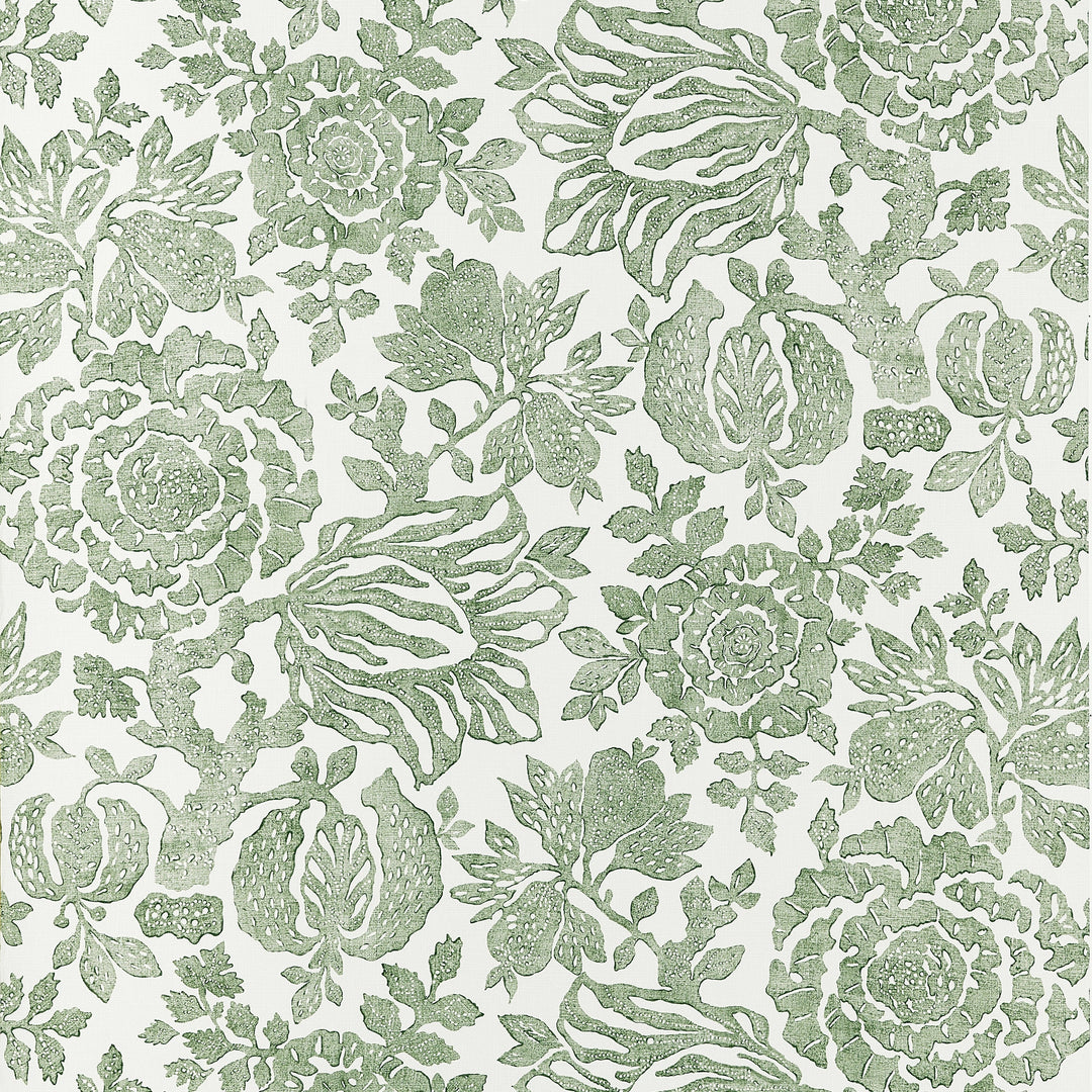 SIGOURNEY Green AT10733 by Anna French Designer Wallpaper