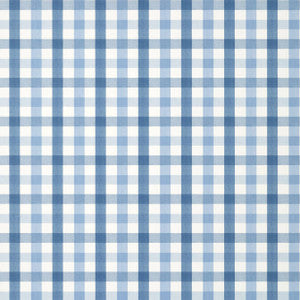 Anna French Wallpaper Saybrook Check Light Blue AT15147