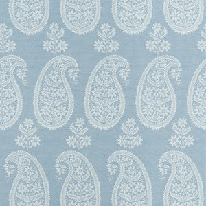 Thibaut Wallpaper Campania Paisley Robin's Egg AT16108