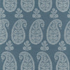 Thibaut Wallpaper Campania Paisley Blue AT16110