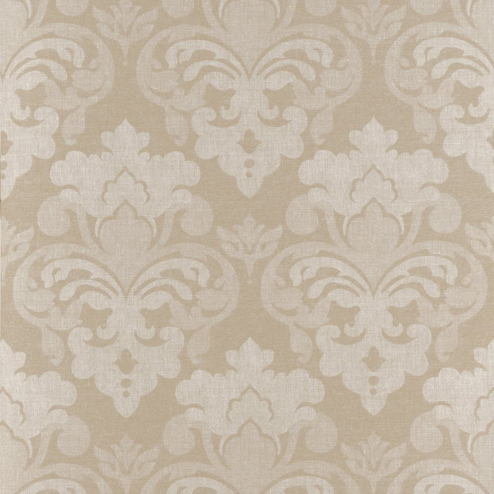 Darcey Damask Beige AT16121 by Thibaut Wallpaper Thibaut Wallpaper Darcey Damask Beige AT16121Wallpaper SOLEIL TEXTURES Non Woven Wallpaper U.S.A </p><p>Repeat: H: , V: 24  (60.96 cm) 27 in  (68.58 cm) - Fabric Carolina -