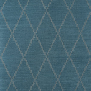 Thibaut Wallpaper Ribbon Sisal Navy AT16142
