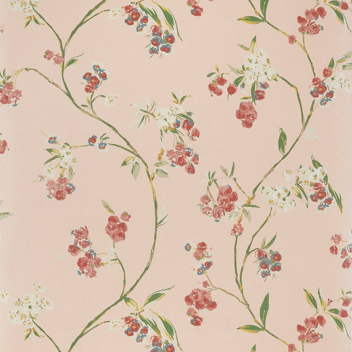 Edo Bloom Blush on Pearl AT16155 by Thibaut Wallpaper Thibaut Wallpaper Edo Bloom Blush on Pearl AT16155Wallpaper SOLEIL Non Woven Wallpaper U.S.A </p><p>Repeat: H: , V: 24  (60.96 cm) 27 in  (68.58 cm) - Fabric Carolina -