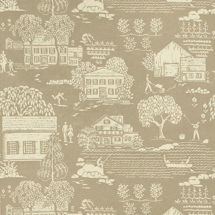 Farmingdale Beige AT16165 by Thibaut Wallpaper Thibaut Wallpaper Farmingdale Beige AT16165Wallpaper SOLEIL Non Woven Wallpaper U.S.A </p><p>Repeat: H: , V: 21  (53.34 cm) 27 in  (68.58 cm) - Fabric Carolina -