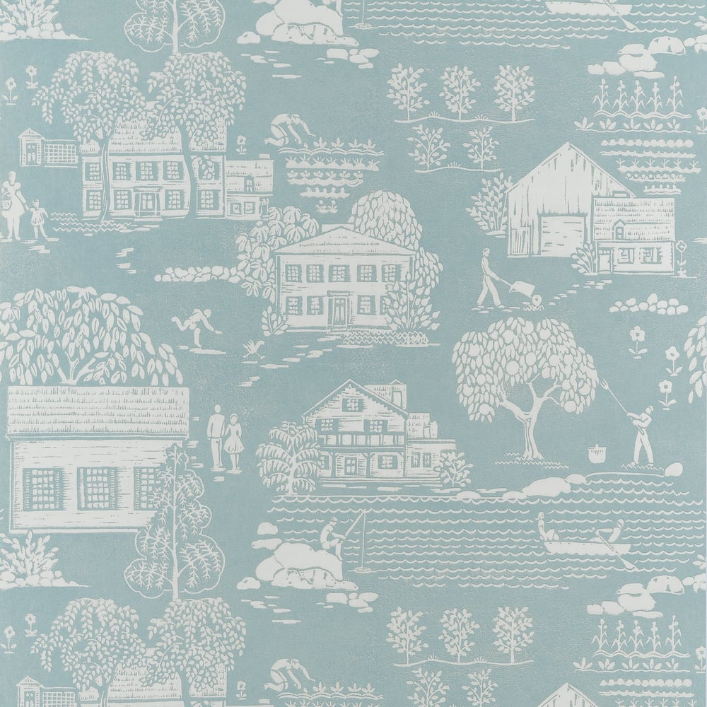 Farmingdale Spa Blue AT16166 by Thibaut Wallpaper Thibaut Wallpaper Farmingdale Spa Blue AT16166Wallpaper SOLEIL TEXTURES Non Woven Wallpaper U.S.A </p><p>Repeat: H: , V: 21  (53.34 cm) 27 in  (68.58 cm) - Fabric Carolina -