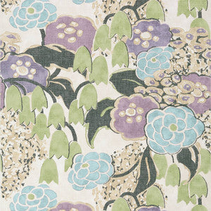 Anna French Wallpaper Laura Lavender and Green AT23101