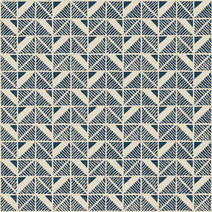 Anna French Wallpaper Bloomsbury Square Navy AT23119