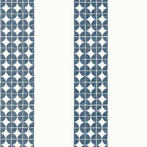 Anna French Wallpaper Fairmont Stripe Navy AT23130