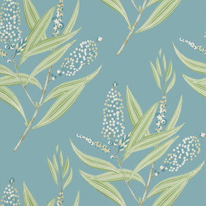 Anna French Wallpaper Winter Bud Teal AT23136