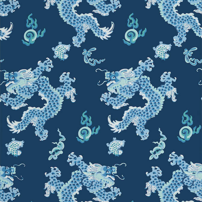 Dragon Dance Navy AT23181 by Anna French Wallpaper Anna French Wallpaper Dragon Dance Navy AT23181Wallpaper Willow Tree Wallpaper UNITED STATES </p><p>Repeat: V: - 27 - Fabric Carolina -