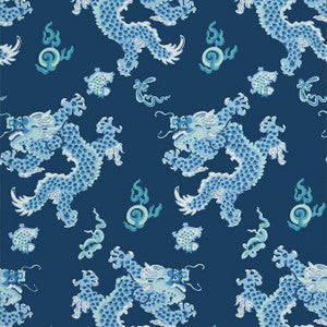 Anna French Wallpaper Dragon Dance Navy AT23181