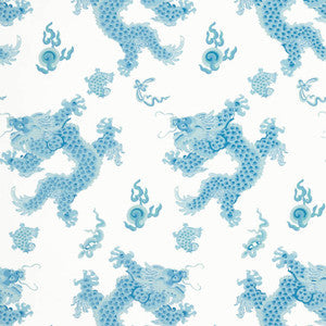 Anna French Wallpaper Dragon Dance Blue AT23182