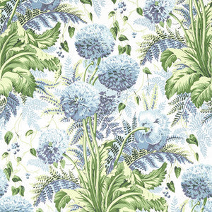 Anna French Wallpaper Dahlia Sky on White AT24535