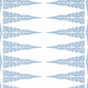 Anna French Wallpaper Ellery Stripe Sky Blue on White AT24543