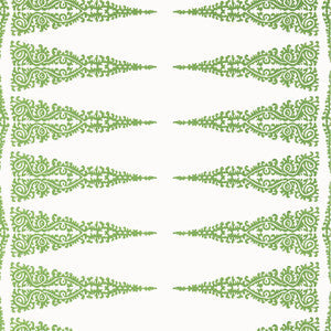 Anna French Wallpaper Ellery Stripe Kelly on White AT24546