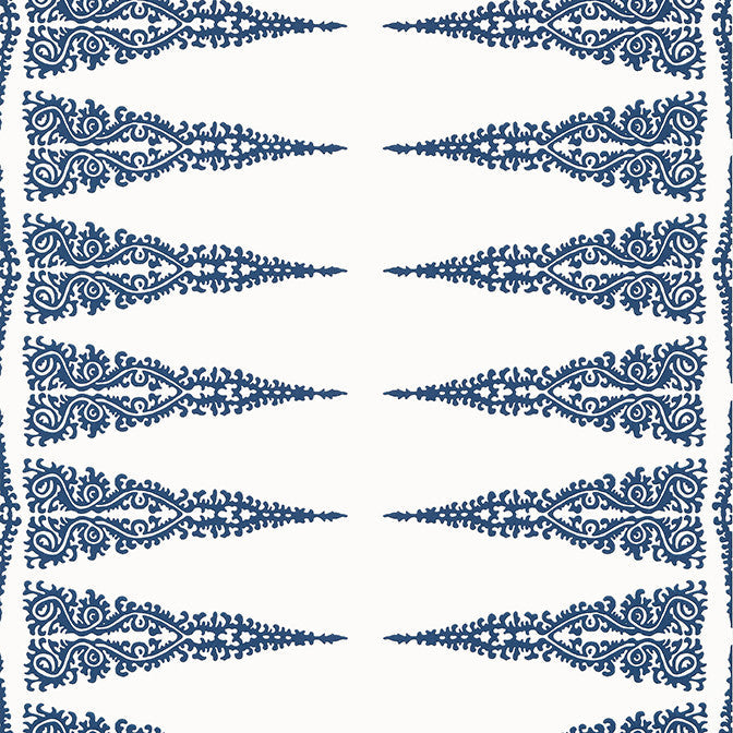 Ellery Stripe Navy on White AT24547 by Anna French Wallpaper Anna French Wallpaper Ellery Stripe Navy on White AT24547Wallpaper Devon Non Woven Wallpaper UNITED KINGDOM </p><p>Repeat: V: 4.5 27 - Fabric Carolina -