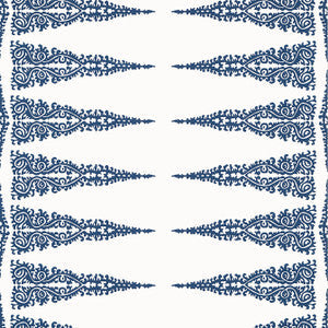 Anna French Wallpaper Ellery Stripe Navy on White AT24547