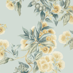Anna French Wallpaper Camellia Garden Soft Gold AT24552