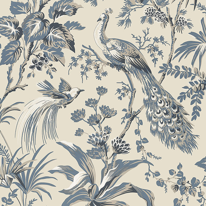 Peacock Toile Slate and Black AT57833 by Anna French Wallpaper Anna French Wallpaper Peacock Toile Slate and Black AT57833Wallpaper Bristol Wallpaper UNITED STATES </p><p>Repeat: V: 36 27 - Fabric Carolina -