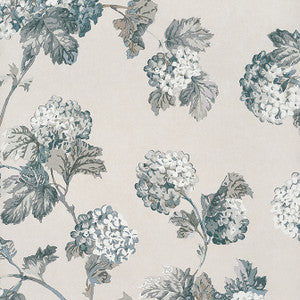 Anna French Wallpaper Sussex Hydrangea Slate and Linen AT57847