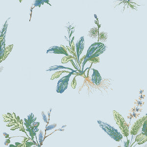 Anna French Wallpaper Woodland Blue and Green AT57851