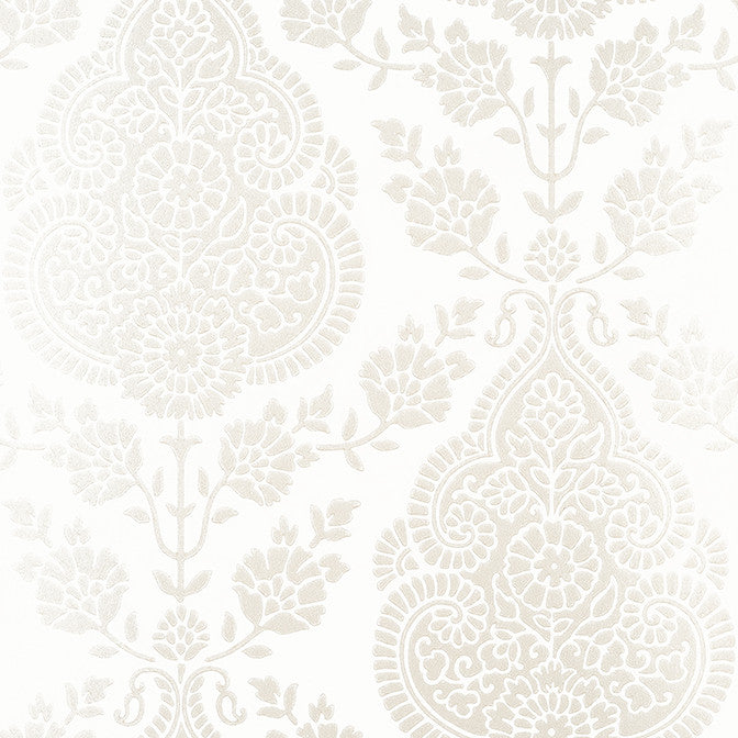 Balmuccia Damask Pearl AT57863 by Anna French Wallpaper Anna French Wallpaper Balmuccia Damask Pearl AT57863Wallpaper Bristol Non Woven Wallpaper UNITED KINGDOM </p><p>Repeat: V: 21 20.5 - Fabric Carolina -
