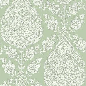 Anna French Wallpaper Balmuccia Damask Soft Green AT57867